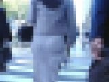 色気がありすぎる美人秘書がタイトスカート履いて美巨尻プリプリさせて社長さんと歩く姿がエロ過ぎる