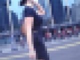 超ハイスペック極上美女の凄まじい美爆乳の横からの眺めにフル勃起