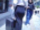 超ハイスペック清楚系美女がタイトスカート履いて美巨尻肉モッコリさせて歩く姿がイヤらしい