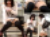 私服ロリの可愛い顔と縦縞ぱんつをたっぷり!最後に気付いて?逃げて行っちゃう所も楽しむ極上対面パンチラ~FHD動画