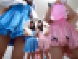 コスプレ女子会潜入＊可愛いウサ耳コスでもミニスカの中身はしっかりエロP
