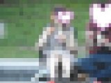 (再販)お座りお姉さん発見!!(FHD)大変です!!パンツが見えてますよ43