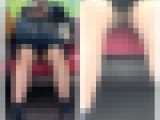 スカートの奥まで覗き込み！10分の長編！S級制服美女のエロ過ぎる対面ミニスカ生脚529