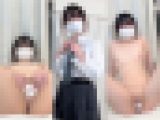 パンティーからハミマンしてる激カワJKに身体検査しました。