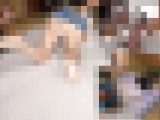 四つん這いで真っ白パンティ丸出しで悶絶絶叫の発狂お姉さん（完全オリジナル）