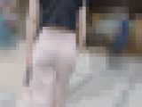 【4K高画質】ワイドパンツ レース付きフルバック