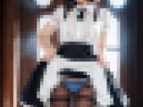 パンチラメイドさん その2 黒髪メイドさん