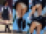 【再販】風にめくられ白パンツお尻が丸出しになる美少女学生の可愛いパンチラ盗撮