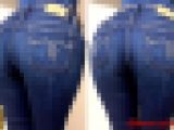 【超高画質】極上☆マウジーデニムW尻コキ??魅惑の超美尻☆ジーンズ！