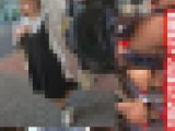 原宿ストリートスナップでコッソリ★胸チラ★パンチラ★パンティずらし外性器撮り成功！0１+０２セット