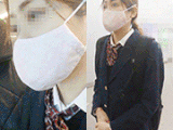 【臨場感ちかん＃34・過去一毒舌・清楚系なK】超スレンダー制服美●女！綺麗な顔に似合わず口の悪さで俺の心をエグる気の強さ