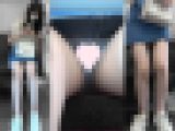 【3月10日まで顔モザなし】デニミニかわいいJDちゃん、足長！美肌！美脚から丸見えな純白▼[4K動画][顔出し][ドアップあり]