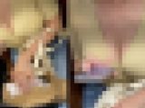 【再販】【再々編集】長尺！フルデータの再編集版！！巨乳の友達！盗撮風に撮影させて貰いました！！爆乳胸チラ谷間最高です。