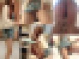 【再販】生尻激ミニTバックが徐々に赤く染まる！？可愛い顔でスタイル抜群の店員が 卑猥過ぎるパンチラを披露！新入りショップ店員さん