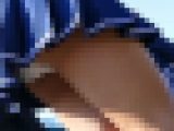 【再販】制服コスのお姉さんレイヤーをローアングルからパンチラ撮影