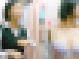 清楚な制服の下は…　　セクシーなTバックの美人OL　　僕のお店の試着室498