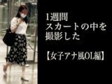 【合計47分】美人女子アナ風OLの25日分の下着