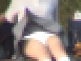 J○ 美少女 純白パンチラ