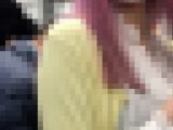 【すぐそこの眺め92】ピンクヘアーのお姉さんを至近距離で！