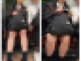 ミニスカで勃起寸前！S級制服美女のエロ過ぎる対面ミニスカ生脚577 part1