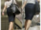 【268】地下通路を歩く夏服OLさんの悩ましい後ろ姿を追う！