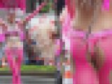 雨の神戸まつり2024　ピンクと青のダンサーセット販売