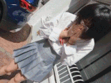 夏制服PJ伝説!渋谷パンツストリートスナップ【堂々と街中で撮らせてくれました】