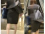 【284】ブラックスーツのステキなOLさん、オフィス街の地下を進む！