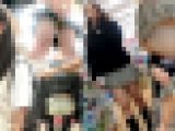 【再販】《めくり盗撮2本SET》超美少女に危険な前からめくり＆ロリ女子のぷり尻めくって丸出し＝鬼畜スカートめくり2セット