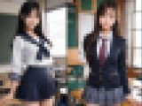 AI女子高生たちの制服・下着撮影会