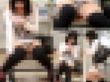 【再販】私服ロリの可愛い顔と縦縞ぱんつをたっぷり！最後に気付いて？逃げて行っちゃう所も楽しむ極上対面パンチラ～FHD動画