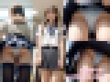 【再販】制服女子超ミニ美少女パンチラ！