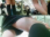【ドキドキ】キュロット短パン女子2人組の生脚をいろんな角度から眺める動画