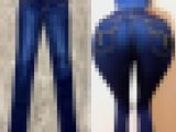 【変態素人】moussyデニム尻??過激!つきだしエロ尻!精液搾り取るためのジーンズ??Vol.3