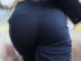 歩行記録0196「大きめなお尻をスラックスに詰め込んだ若手OL」