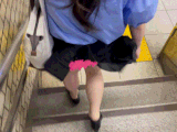 盗撮電車?スカイブルーが似合う清純派女子大生を追いかけて?