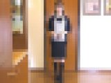 【再販】【ハード作】【事務服OL★黒ハイソ事務サンダル】【ひくひくアナル】【イラマ口内発射】コスプレ美女の足指を舐めつくす！かなこ25才