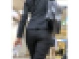 【348】圧倒的なムニムニタイトパンツのスーツOLさん！