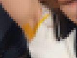 SS級美女の生腋！脇！(毛有)