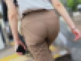 歩行記録0250「透けてショーツの形がくっきり見えてしまったOLさん」(2名)