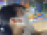 【再販】胸元の殿堂vol.192　青色ニットの胸元から溢れる浮きブラちっぱいをいただきます【胸ちら】
