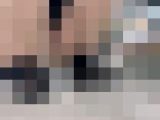 【4K】超激ミニローアングル001　“股下0cmの金髪激ミニちゃんは意外にも純白生パン派”