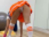個人経営ジムの闇/チア部ダンス自主練生徒　子宮陥落マーキング