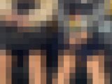 【再販】仲良し2名の制服美女の対面ミニスカ生脚