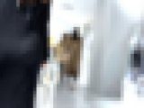 【４K・高画質】#47 ピタッと張り付く黒ニットワンピから浮き出るPラインを店内追い撮り
