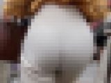 【再販】清楚な白パンツスタイルでピタパン尻をアピールするお姉さん3選！
