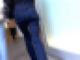 【４K・高画質】#49 スタイル抜群美脚女子の魅力的なデニム美尻が最高な件