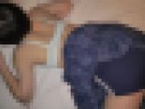 【再販】【FHD】パンツ＆ブルマ　１５２　学校の青チェックスカートにブルマ青色パンツ♪おまけ動画あり