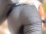 素人OLたちの下品な美巨尻を堪能！自慢のパッツンエロ尻と浮き出るパンティラインで男を挑発!