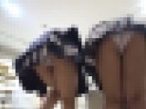 【再販】制服おぱんつ拝見隊06/売り物ベッドにダイブして丸見え女子。激ミニスカートではみ出るお尻編。